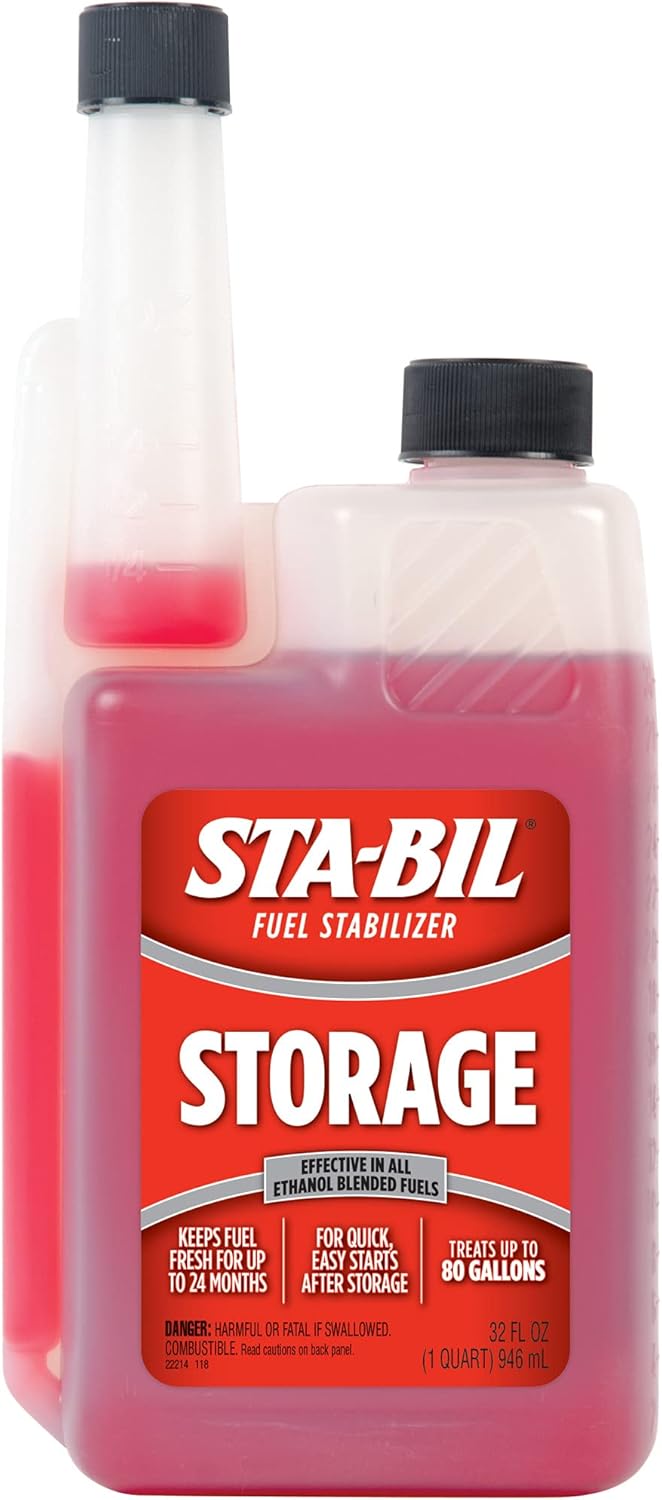 STA-BIL Fuel Stabilizer: Keep Gas Fresh for 24 Months, Prevent Corrosion & Protect Engines