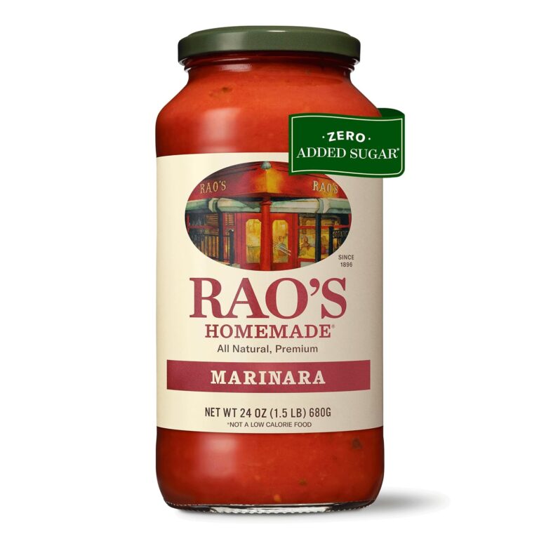 Rao’s Homemade Marinara Sauce | All Natural, Keto Friendly Pasta Sauce | Premium Italian Tomatoes & Olive Oil