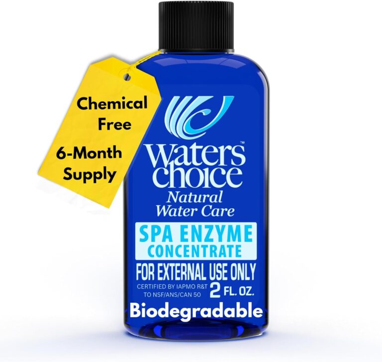 Waters Choice 2oz Spa Enzyme Water Treatment Concentrate | Clarify & Clean Hot Tub Water Naturally