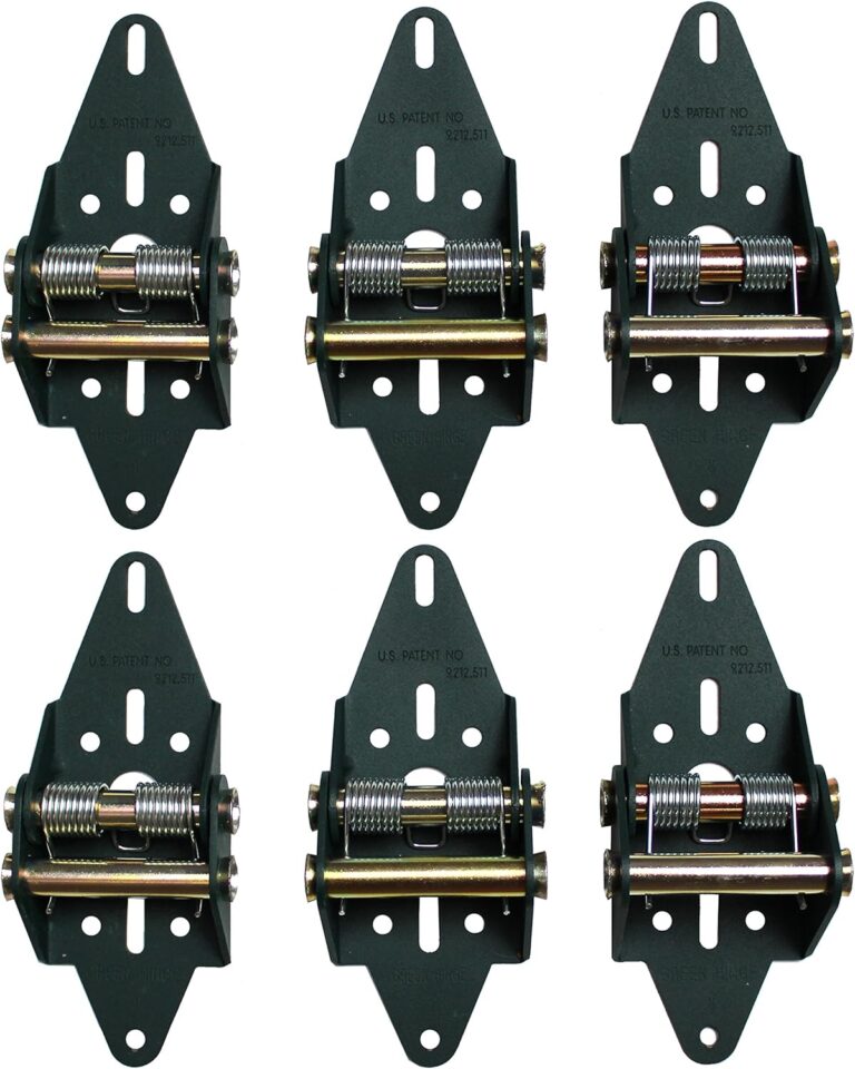 Heavy Duty 12 Gauge Steel Garage Door Hinge | Energy-Saving for 4-Panel Residential Doors Up to 12′