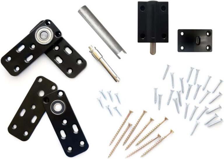 MURPHY DOOR Hidden Hinge Hardware: Heavy Duty DIY Secret Door System for Bookcases & Walls