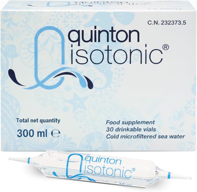 Quinton Isotonic Ampoules (30) | Marine Plasma for Cellular Hydration & Vitality | QUINTON