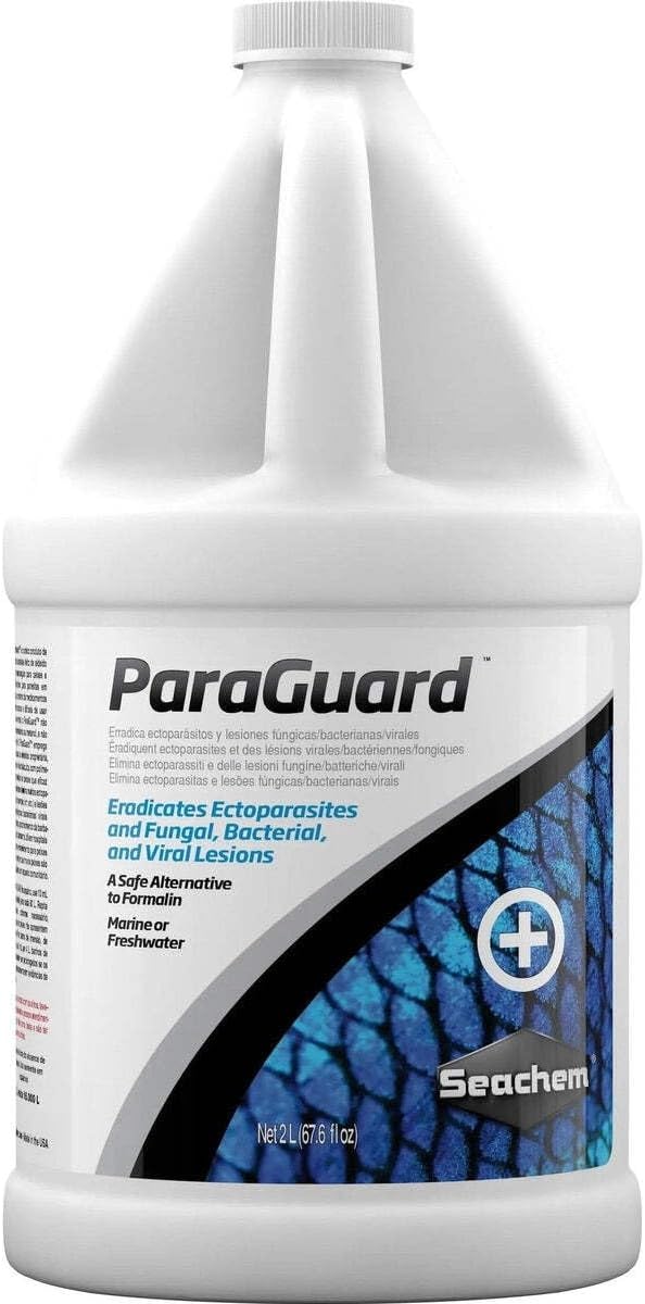 Seachem ParaGuard 2 Liter: Broad-Spectrum Parasite & Disease Treatment for Aquarium Fish