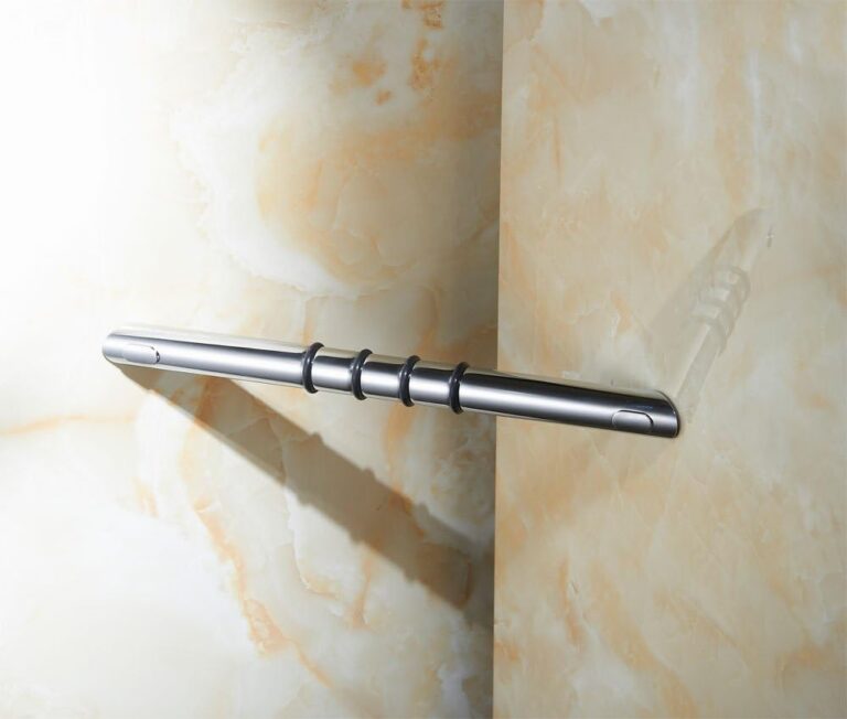 Chrome Shower Foot Rest for Shaving Legs – Heavy Duty Wall Mounted Corner Foot Stool & Bathroom Step Ledge