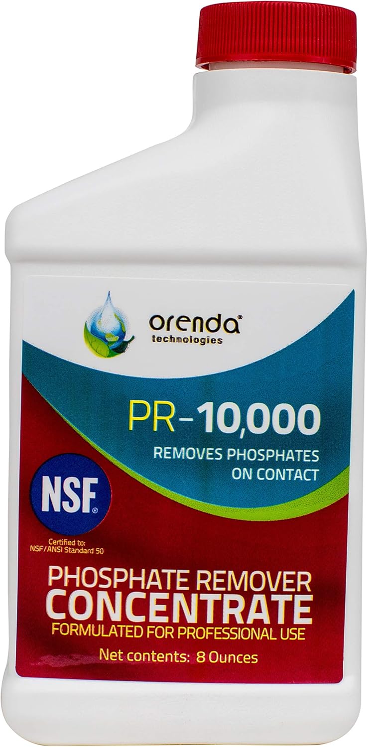 Orenda PR-10000 Pool & Spa Phosphate Remover Concentrate | Eliminates Algae Food on Contact