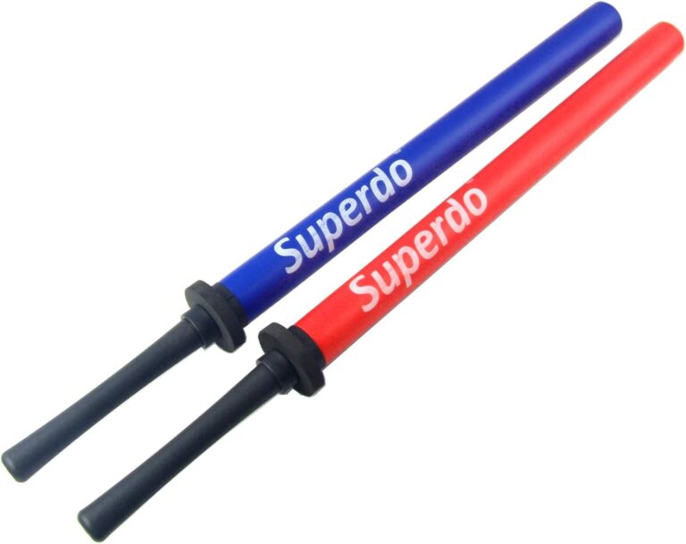 Superdo® Foam Sword Double Pack: Safe Sparring Practice Swords & Training Sticks for Kids & Adults