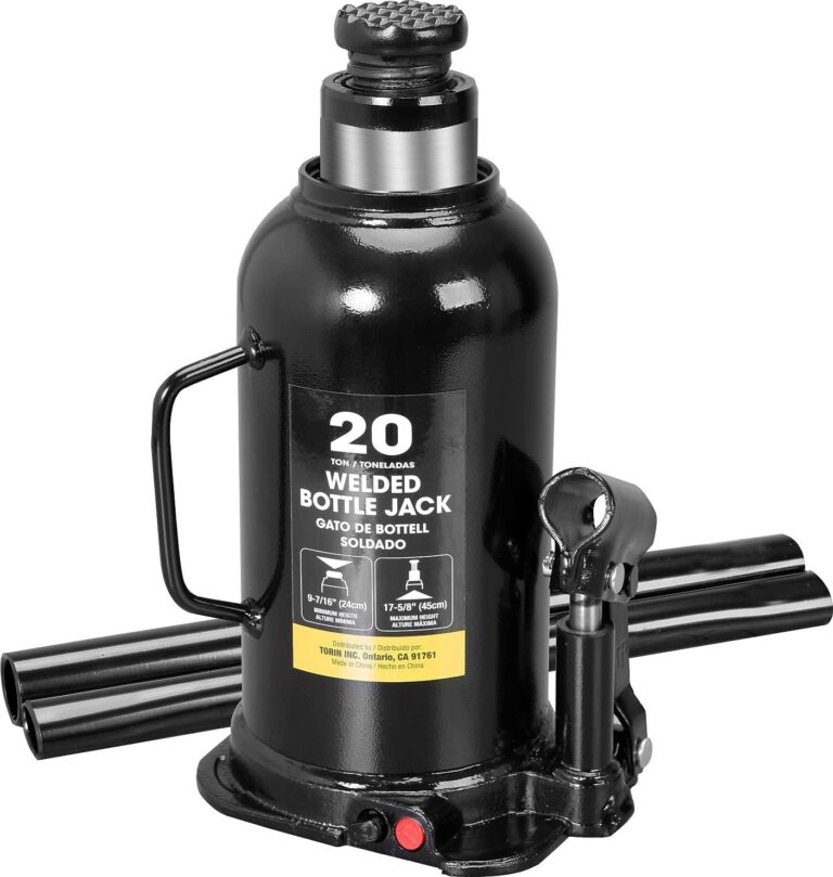 Torin 20 Ton Heavy Duty Bottle Jack | 40,000 lb Capacity Hydraulic Welded Jack for Professional & DIY Use