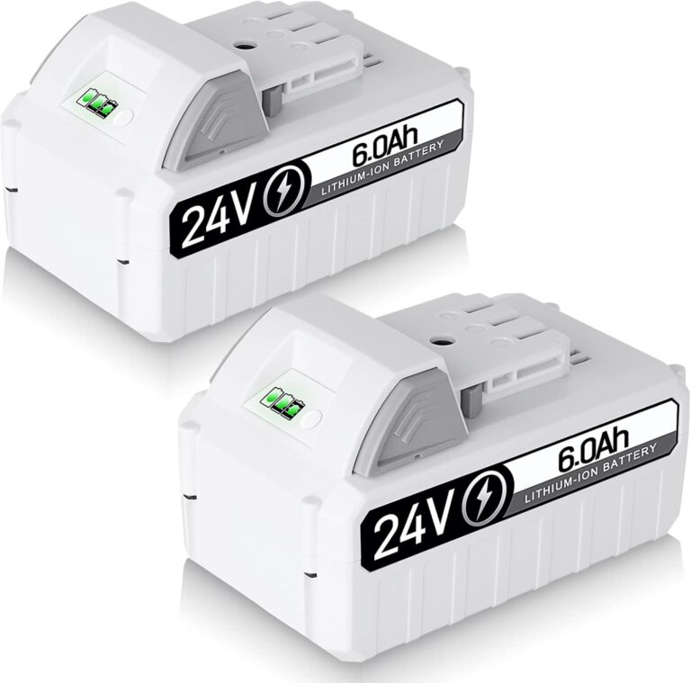 2PACK DSANKE 6.0Ah 24V Lithium Ion Replacement Battery for Snow Joe Sun Joe iON+ System (24BAT-LTX, 24VBAT-LTW)