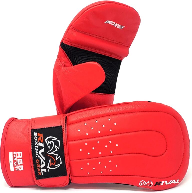 RIVAL Boxing RB5 Bag Mitt Gloves: Bare-Fist Feel for Zero Resistance Training & Fast Twitch Muscle Triggering