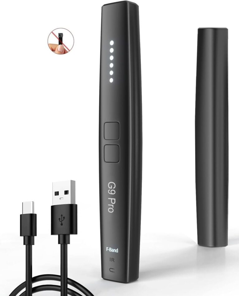 JAXTIN G9 Pro Hidden Camera Detector | Bug, GPS & Listening Device Finder for Travel, Hotels & Offices