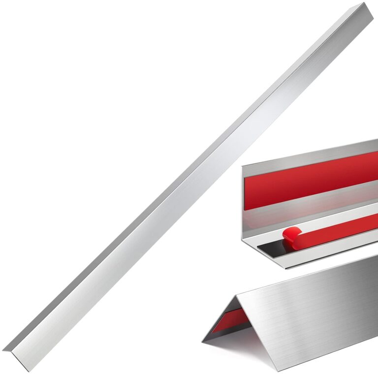 Therwen 5-Piece Stainless Steel Corner Guards (48 Inch) – Metal Wall Protector for Home & Office