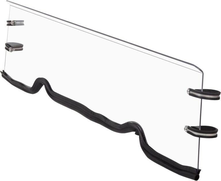 HECASA Clear Half Windshield for Polaris RZR 900/1000/XP/Turbo/S 4 1000 – 1/4″ Front Windscreen