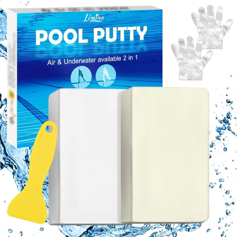 Pool Putty: 2-Part Epoxy Pool Leak Sealer for Underwater & Above Water Repairs – 10oz Kit