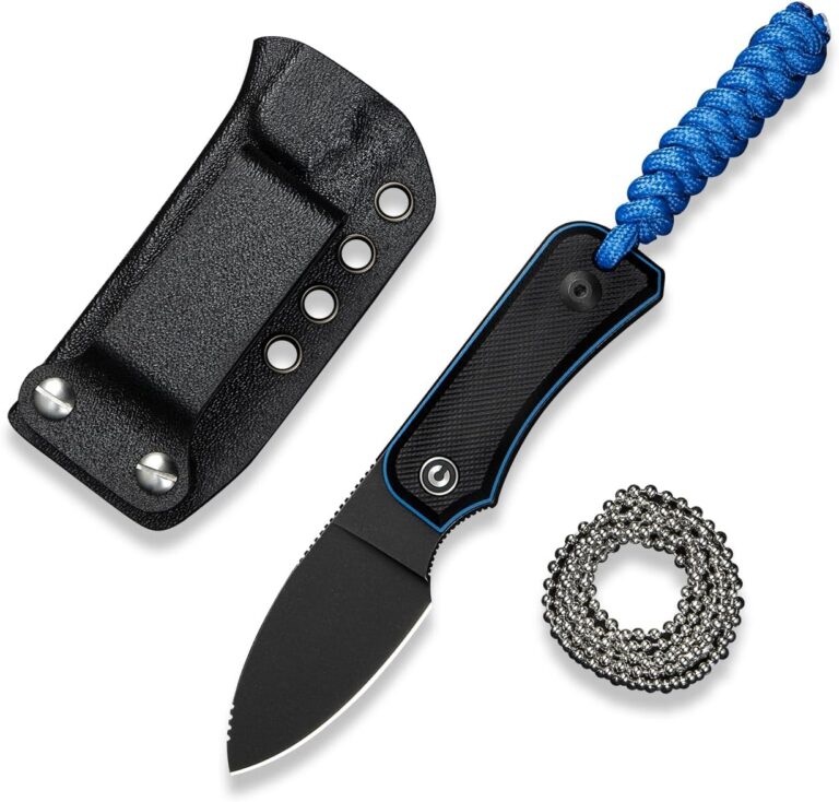 CIVIVI Baby Banter Fixed Blade Knife: Compact 2.39″ Nitro-V Blade, Kydex Sheath & Clip for EDC, Camping, Hiking