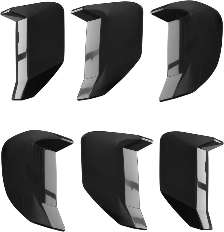 Smoked Tail Light Covers for Mustang 2018-2023 | ABS Black Light Guards for GT & Exterior