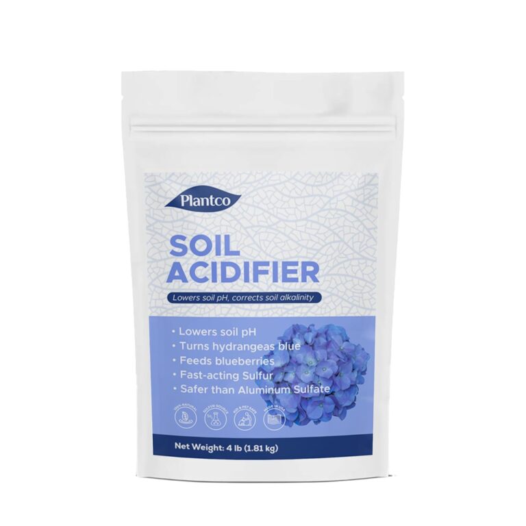 Soil Acidifier for Blue Hydrangeas, Blueberries & Azaleas | Lowers pH for Acid-Loving Plants | 4 lb Bag