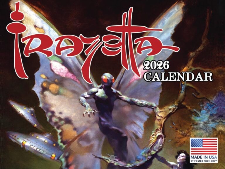Frank Frazetta Calendar 2026 | 12-Month Fantasy Art Wall Calendar | American Made in USA
