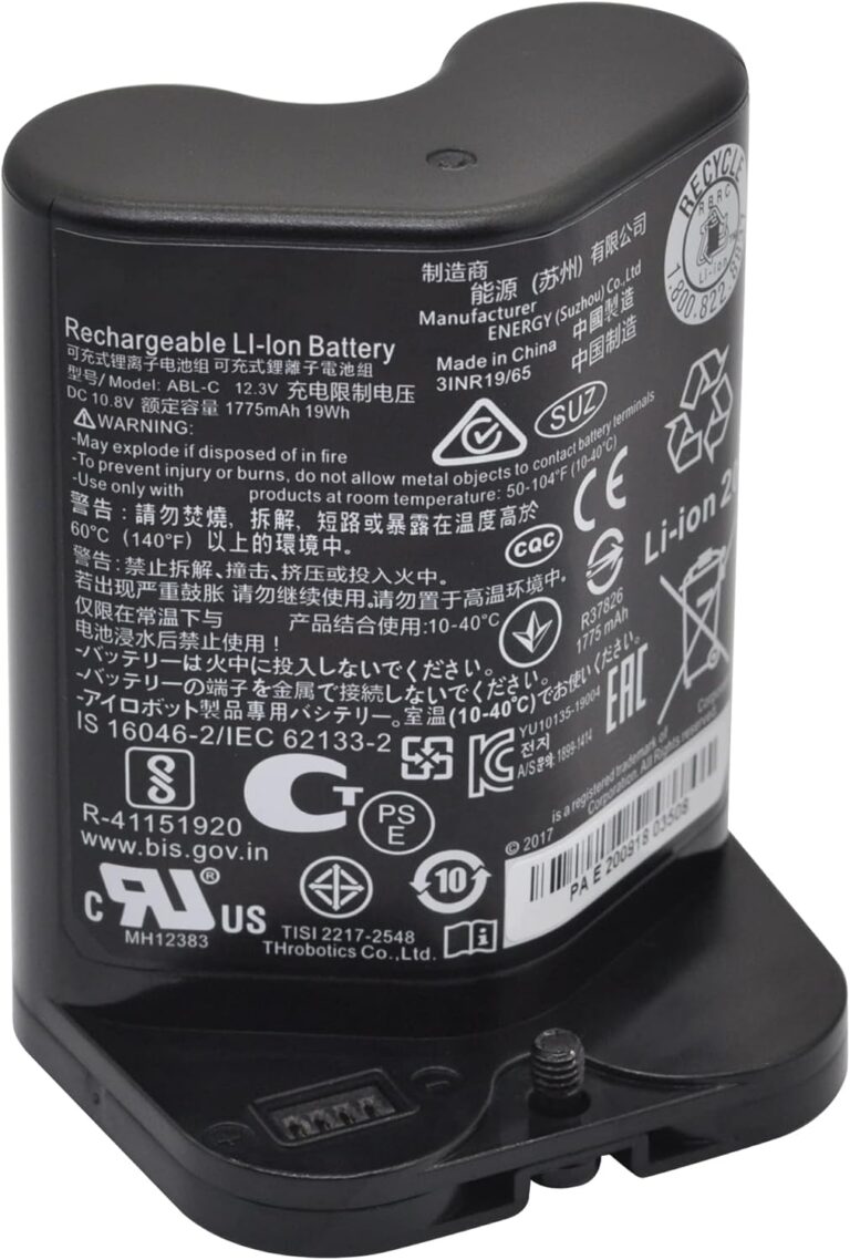 DGFTB Replacement Battery for iRobot Braava Jet M6 Mop | 10.8V 1775mAh Li-Ion | ABL-C Series